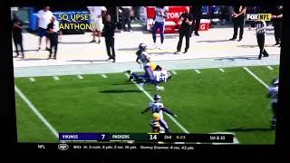 Jimmy Graham 80 no call pass interference PackersVikings [upl. by Einitsed954]