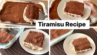 Tiramisu Recipe  How to make Tiramisu [upl. by Kcub]