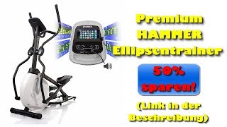 Premium HAMMER Ellipsentrainer günstig kaufen  Top Crosstrainer [upl. by Arukas]