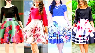 Most Elegant Collection Of Midi Skirts With Top Blouse Design Ideas [upl. by Akcirre414]