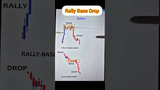 Rally Base Drop trading forex currencytrading forextrading [upl. by Nywloc]