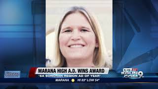 Marana HS athletic director honored [upl. by Nalym]