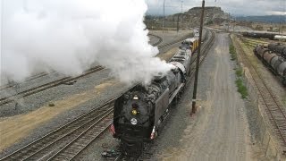 Union Pacific 844 Steam Special Over Cajon Pass 111911 [upl. by Dnalsor]