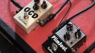 Fulltone Plimsoul vs OCD Version 4 overdrive comparison [upl. by Llertnom]