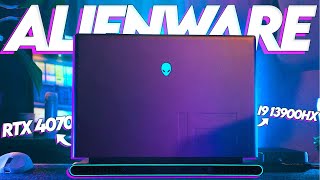 O ALIENWARE MAIS FORTE do Brasil Review do Alienware M16 R1 com um i9 13900HX  RTX 4070 [upl. by Wappes203]