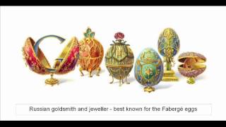 Peter Carl Fabergé Google Doodle [upl. by Irep72]