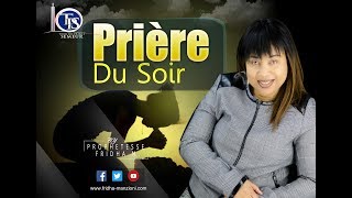 PRIERE PUISSANTE DU SOIR AVANT DALLER DORMIR BY PROPHETESSE FRIDHA MANZIONI [upl. by Netneuq]