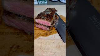 Seared New York Strip Steak steak food [upl. by Sackman283]