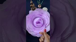 How To Make A Flower With A Tissue Paper  ❤️🫰🥰 diy yt rose tissuecraft tissuepaperflower [upl. by Laekcim]