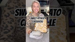 SWEET POTATO CASSEROLE THANKSGIVING sweetpotatocasserole thanksgivingrecipes thanksgivingdinner [upl. by Radbun448]