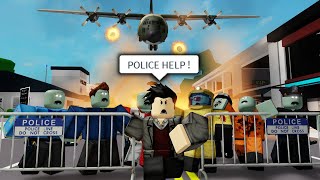 Roblox Brookhaven RP🏡 ZOMBIE APOCALYPSE 9 Funny Moments [upl. by Tellford258]