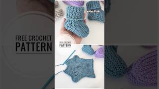 Детские носки крючком knitting crochet вязаниекрючком crochetsocks babysocks вязание [upl. by Wyatt]