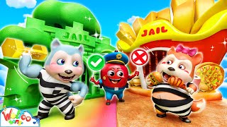 Stuck in Yummy Prison  Good Diet Song  Imagine Kids Songs amp Nursery Rhymes  Wolfoo Kids Songs [upl. by Quiteri]