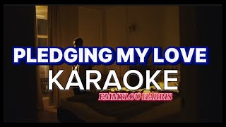 PLEDGING MY LOVE Emmylou Harris KARAOKE [upl. by Nnoved931]