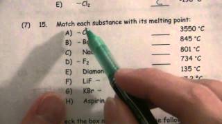 BoilingMelting Points and Intermolecular Forces [upl. by Siusan945]