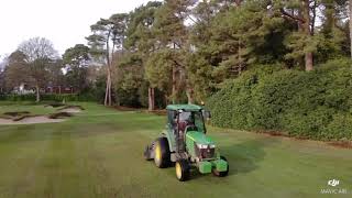 Fairway Aeration 15012021 [upl. by Antonius159]