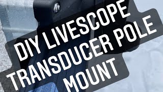 DIY Livescope transducer pole mount [upl. by Holcman]