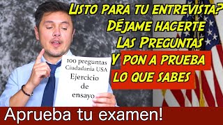 🇺🇸 Ciudadania USA Preguntas Cívicas al azar sin respuestas para practicar [upl. by Selec189]