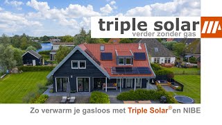 Woning gasloos maken met Triple Solar PVTpanelen als bron voor de NIBE warmtepomp met zonnepanelen [upl. by Yerxa]