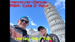 Der Roadtrip mit der Harley an die Cote D Azur Teil1 [upl. by Ahsinehs]