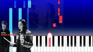 Dua Lipa  These Walls feat Pierre de Maere Piano Tutorial [upl. by Eniamaj88]