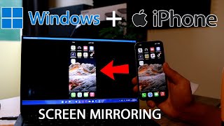 How to screen mirror your iPhone to a Windows PC [upl. by Geno]