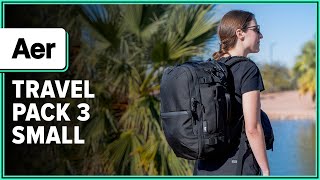 Aer Travel Pack 3 Small Review 2 Weeks of Use [upl. by Eynobe793]