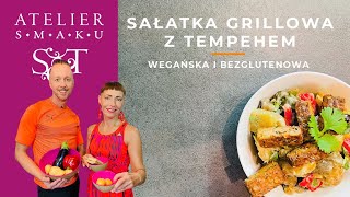 Sałatka z tempehem  wegańskie i bezglutenowe  Atelier Smaku 405 [upl. by Nava865]