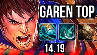 GAREN vs AATROX TOP  6 solo kills 600 games  EUW Master  1419 [upl. by Krid]