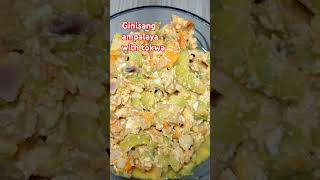 Ginisang ampalaya with tokwa food lutongbahayisthebest shorts [upl. by Robins]