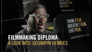 A Look Into LFA Filmmaking Diploma GeoAwiyn Henries  London Film Academy [upl. by Einaj]