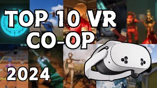 Top 10 BEST Quest VR Coop Games in 2024 [upl. by Aihsein]