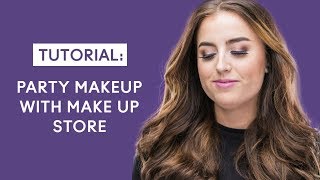 Shimmering Party Makeup Tutorial [upl. by Worrell]