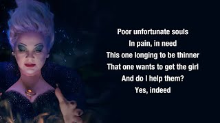 Poor Unfortunate Souls  Melissa McCarthy Lyrics The Little Mermaid [upl. by Girard]