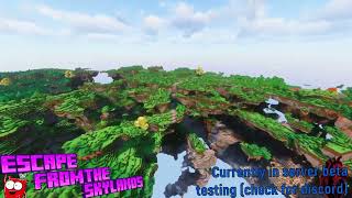 quotThe Skylandsquot Terrain and structure generation previewNow with Tans Huge Skyislands And Trees [upl. by Yruoc123]