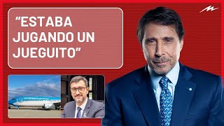 La explicación del legislador acusado por un pasajero de Aerolíneas de poner una bomba en un avión [upl. by Haidej200]