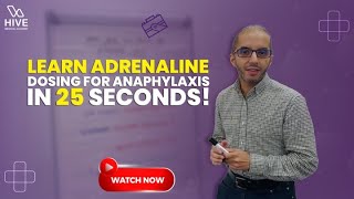 Learn Adrenaline Dosing for Anaphylaxis in 25 seconds [upl. by Zales]