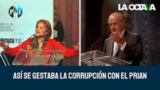 AMLO EXHIBE LLAMADA de ELBA ESTHER GORDILLO con BANQUERO [upl. by Ardnatal]