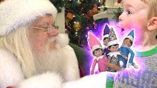 Elf on the Shelf Turned into Magic Elves by Santa  DavidsTV [upl. by Hazlett]