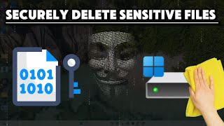 How to Securely Delete Sensitive Files  Delete file by cmd  cmd del  cmd batch [upl. by Columbyne]