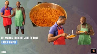 Ghanaian Born Canadian’s Jollof Recipe  A Surprise for Canadians [upl. by Ellicul]