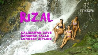 Adventures in Rizal Daranak Falls Calinawan Cave Zipline Tanay Philippines [upl. by Josler505]