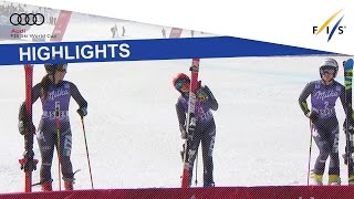 Highlights  Brignone leads Italian clean sweep at GS Aspen  FIS Alpine [upl. by Kandy367]