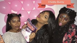 Chubby Bunny Challenge  THE BROKE GIRLZ  Français [upl. by Woodman]