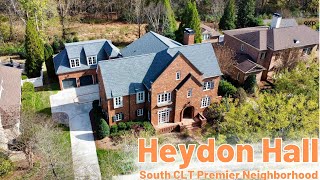 Charlotte NC  Heydon Hall  Dream Home in Premier Charlotte Neighborhood Tour  6700 SF [upl. by Ahsilaf]