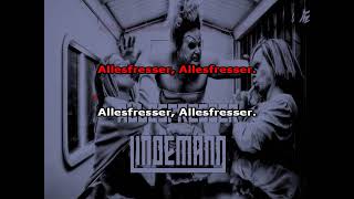 Lindemann  Allesfresser karaoke [upl. by Tada]