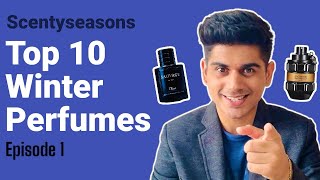 TOP 10 WINTER PERFUMES  BEST WINTER PERFUMES  BEST WINTER FRAGRANCES  TOP 10 WINTER FRAGRANCES [upl. by Lednem]