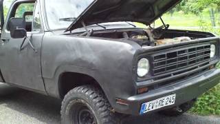 Dodge W200 Sound nur mit Krümmern [upl. by Eentihw298]