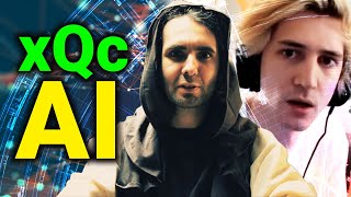 🔴 AI xQc on The Athene AI Show Parody [upl. by Aicirtal]