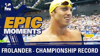 🔥 🏊🏻‍♂️ Lars Frolander  Championships Record ⏱  Fukuoka 2001  FINA World Championships [upl. by Arden]